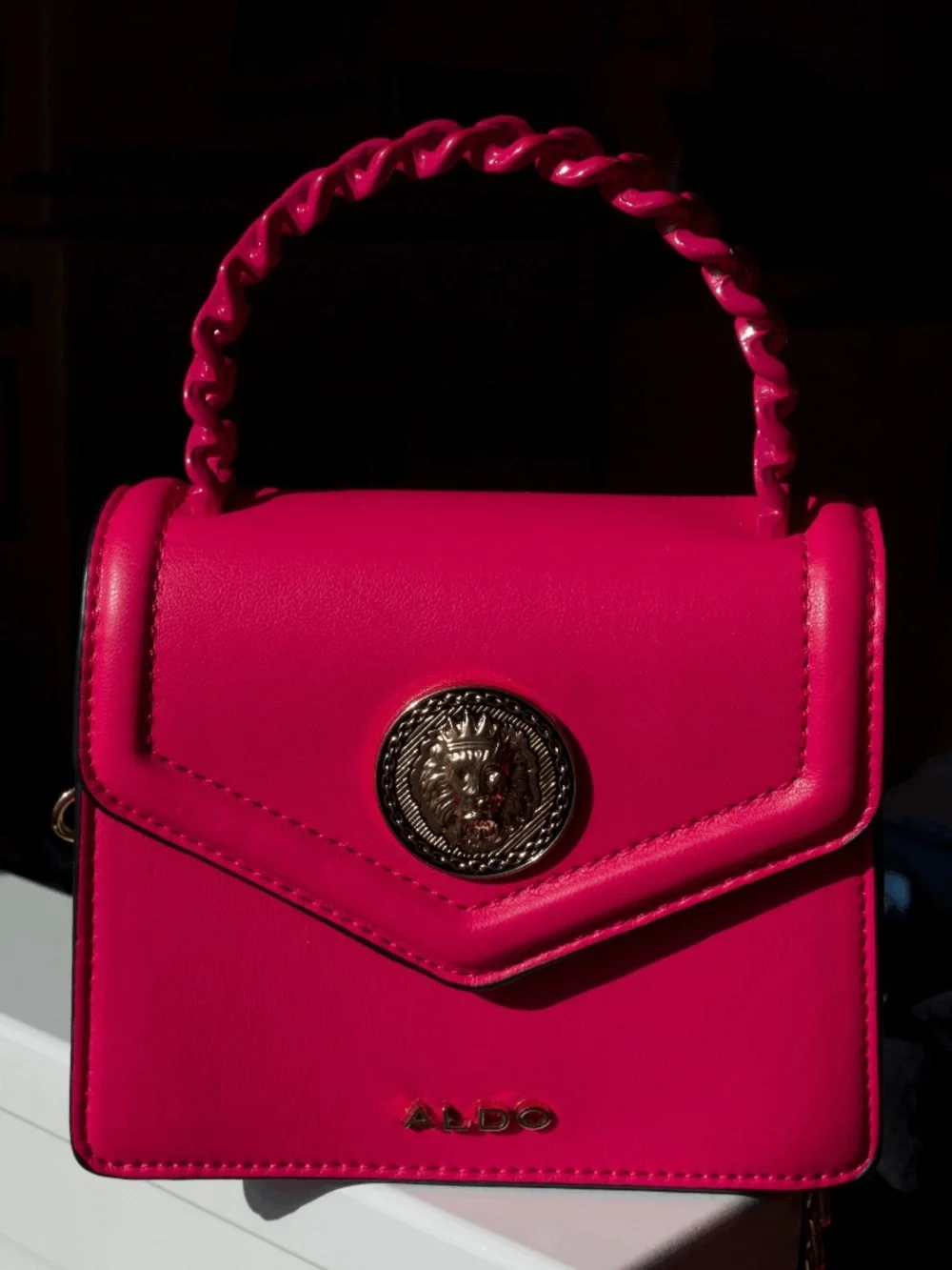 Mini pink handbag by Aldo - Picture 1 of 2